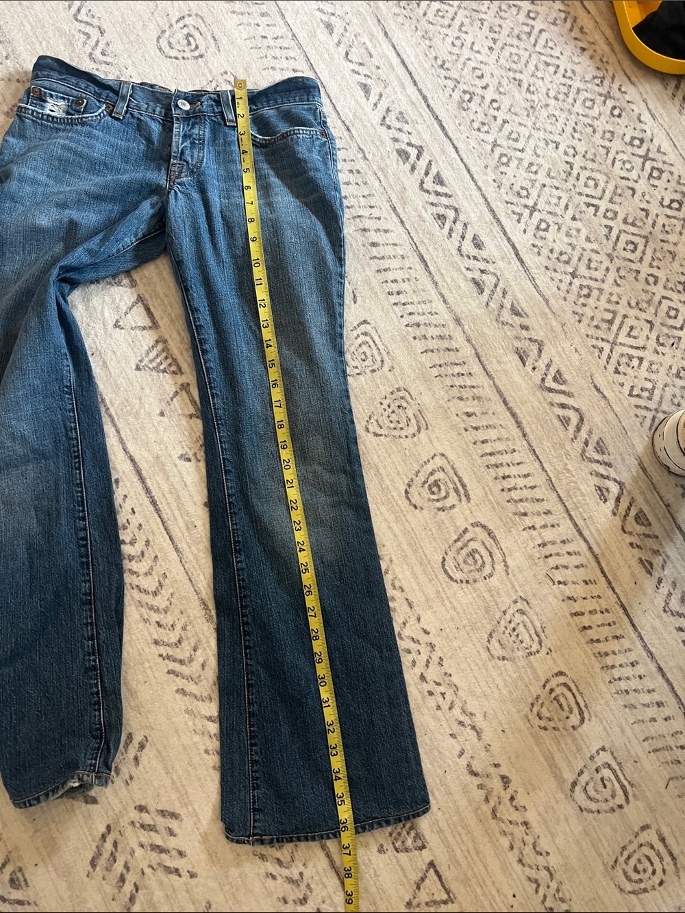 Lucky Brand Women's Dark Blue Straight-Leg Jeans - Picture 7 of 10